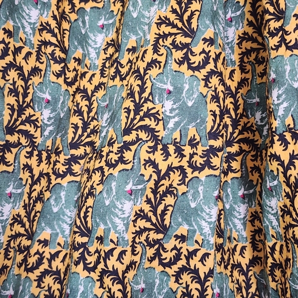 J. Crew Ratti Elephant Print Skirt 10 - Picture 6 of 9